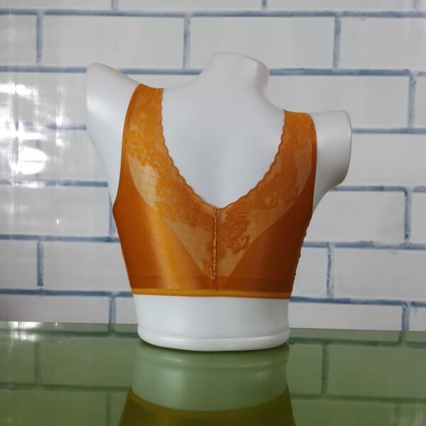 Deep V Bralette See Through Push Up Removable Pad Bralette Wirefree ZL20