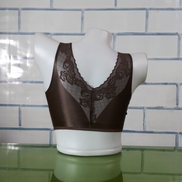 Deep V Bralette See Through Push Up Removable Pad Bralette Wirefree ZL20