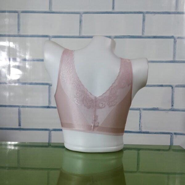 Deep V Bralette See Through Push Up Removable Pad Bralette Wirefree ZL20