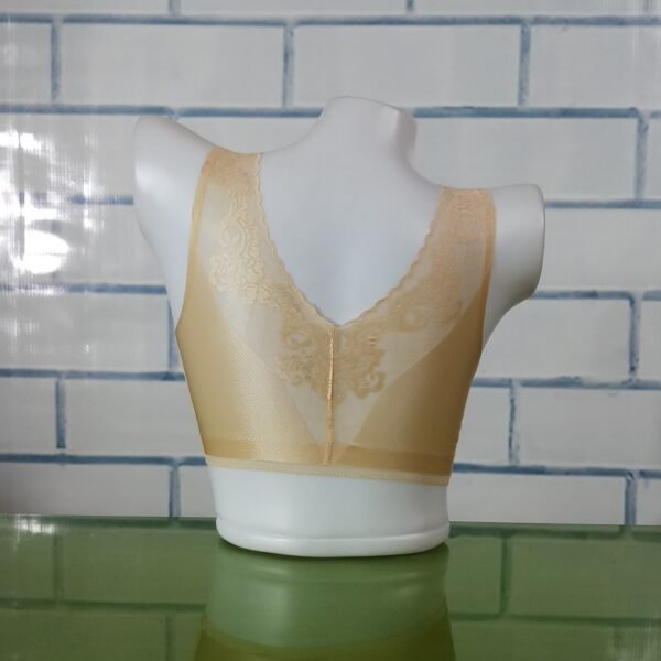 Deep V Bralette See Through Push Up Removable Pad Bralette Wirefree ZL20