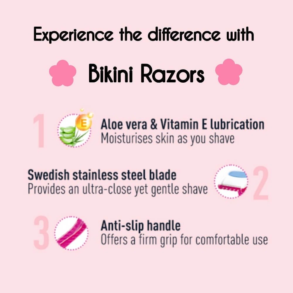 Bikini Disposable Razor for Women Pack of 03 - Image 3