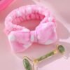 Beauty Facial Roller and Makeup Headband Set BX-739 Face Massage Tool for Skincare Routine