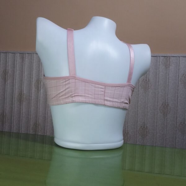 Front Open Bra Soft Thin Padded 539 Tea Pink Back
