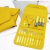 Complete Stainless Steel Nail Care Set 16 in 1 Professional Manicure Pedicure Grooming Kit
