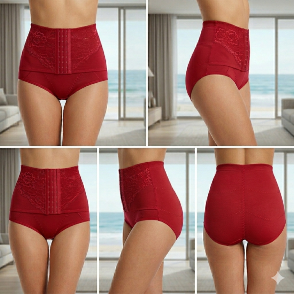 Women slimming body shaper with front hook closure