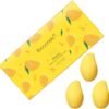 Mango shape makeup sponge set 3pcs soft beauty blender for foundation wet and dry use cosmetic puff