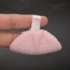 One finger velvet powder puff round satin set of 4 soft makeup puff for loose and compact powder application