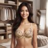 Floral Malai fabric bra C Cup for women