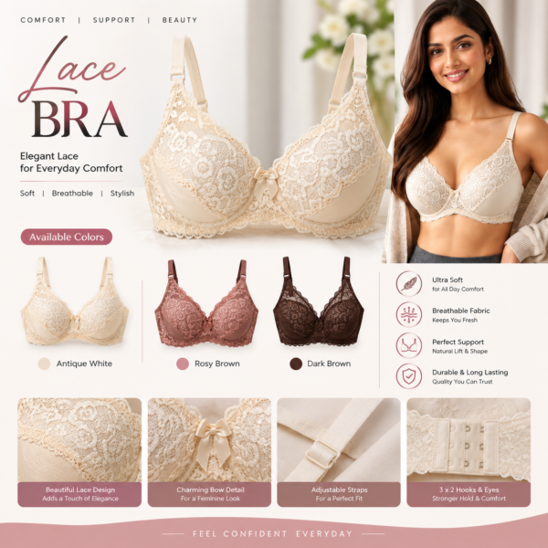 Super Soft Cotton Bra with Cup Lining